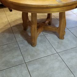 Table, 18” leaf  Solid Wood