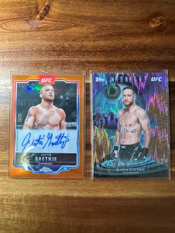 UFC Topps Justin Gaethje auto 24/25, insomnia 38/75