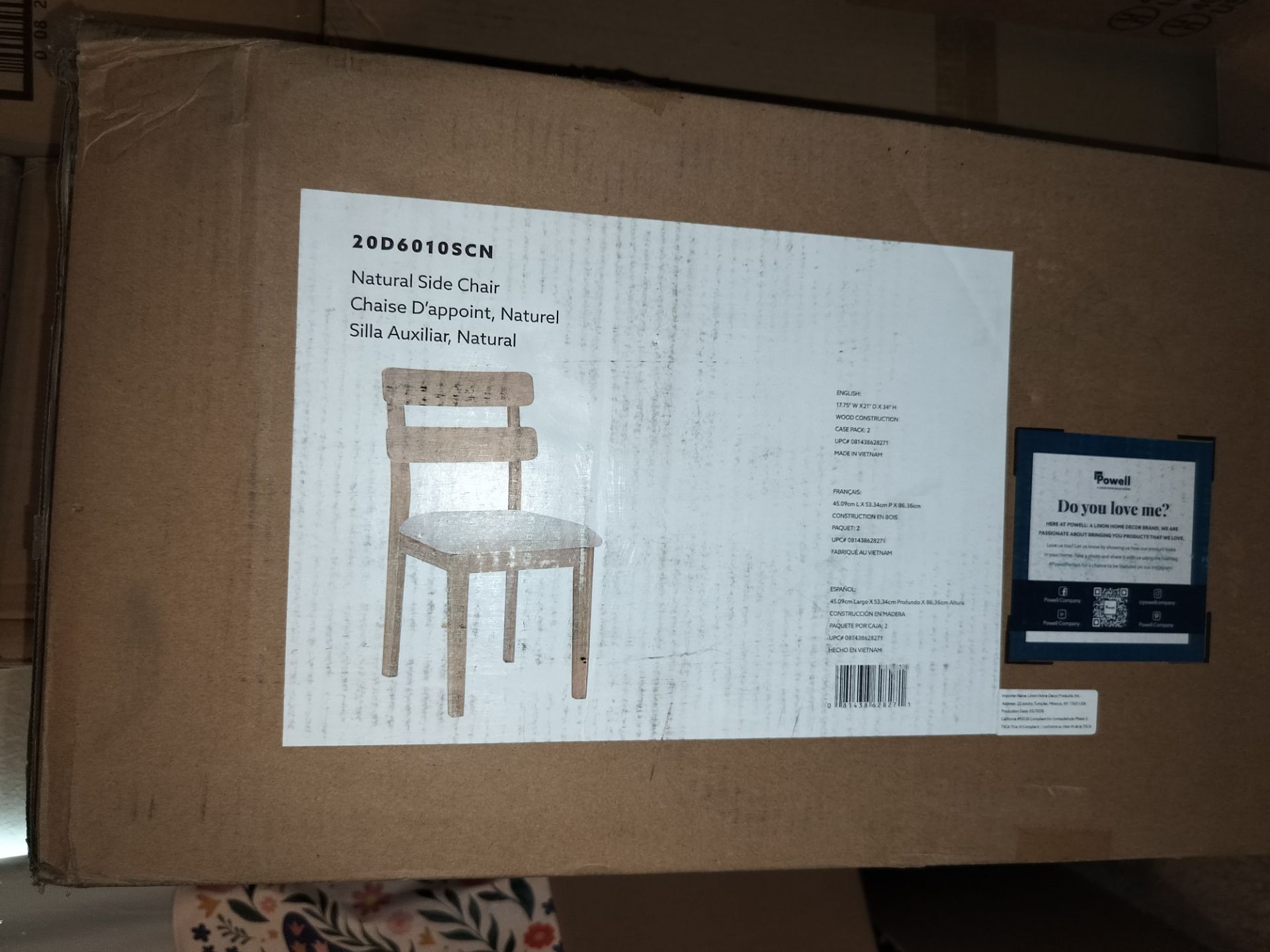 2 dinning chairs