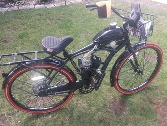 Huffy Nel Lusso Motorized Bicycle w Kinbelle 80cc Engine for Sale