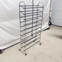 Rolling Shoe Rack 
