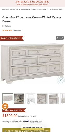 Beige Dresser