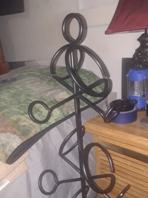 Wrought Iron Wine Rack