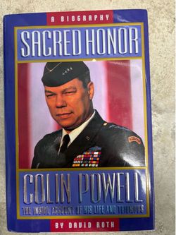Sacred Honor: A Biography of Colin Powell David Roth Hardcover DJ 1993