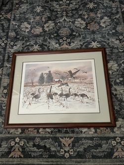 Vintage geese art