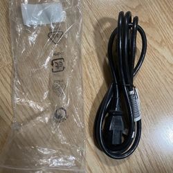 6ft 18 AWG Universal Power Cord 3 prong NiB 