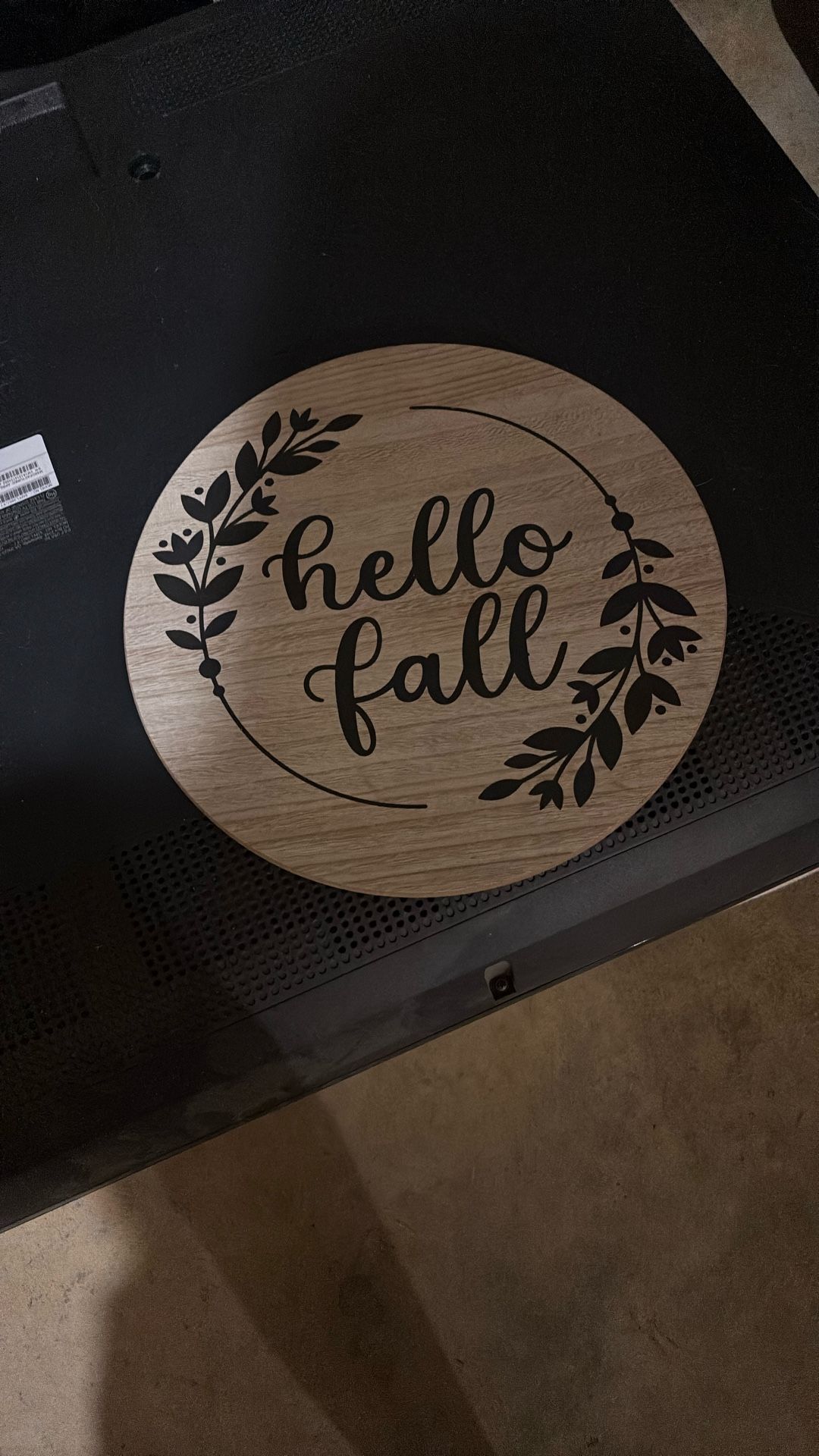 Hello Fall Turntable