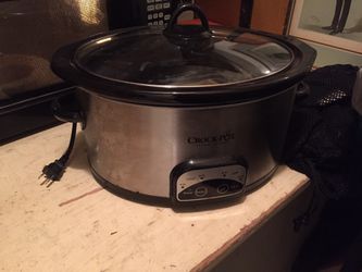 Crock pot slow cooker, large size