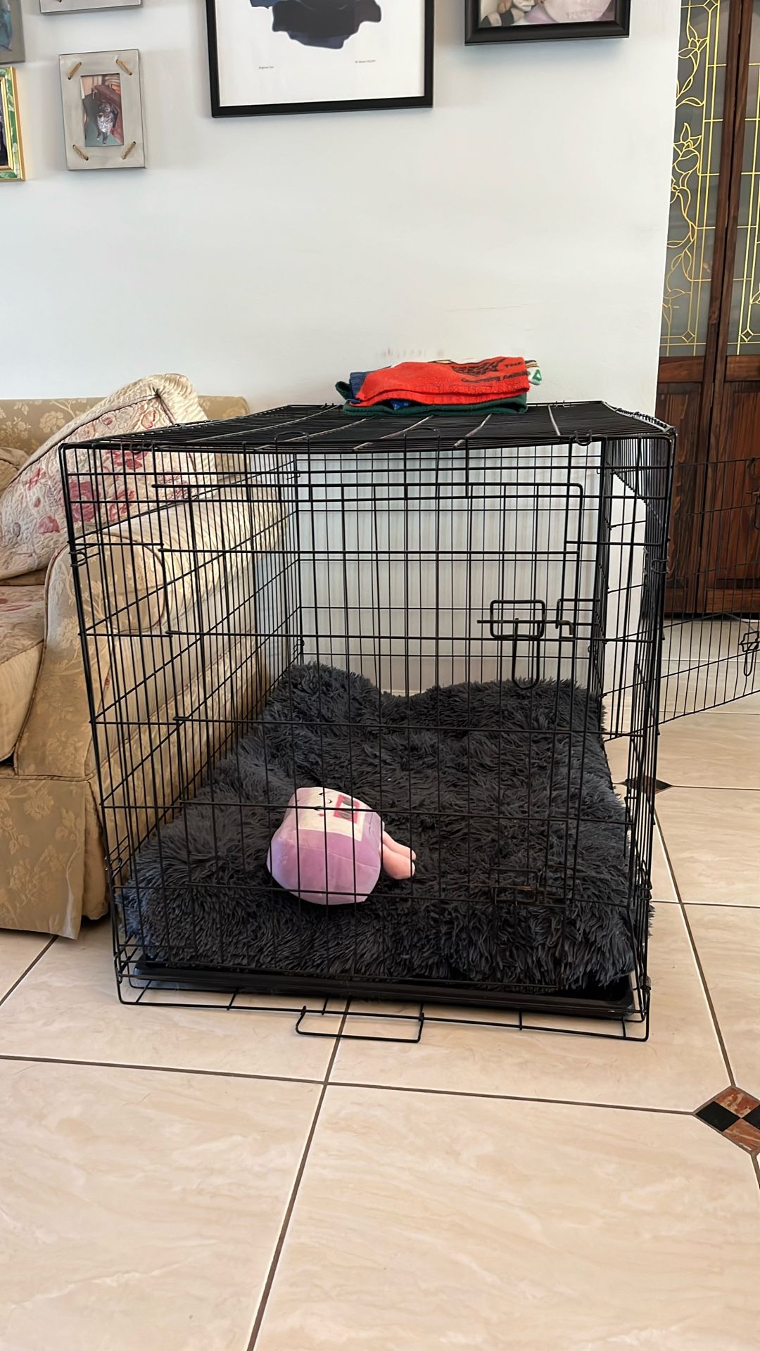 Extra Large Wire Dog Kennel With 2 Doors