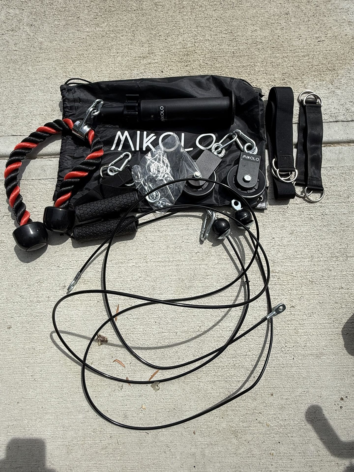 Miklos Cable Pully Weight Set