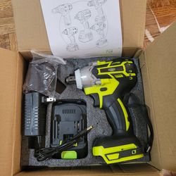 NEW YUNXI Electric Wrench Set with 21V Battery and Charger