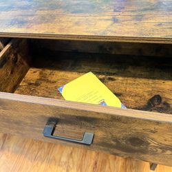 Storage Table With Drawer