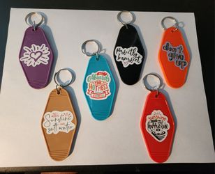 Keychains & bookmarks