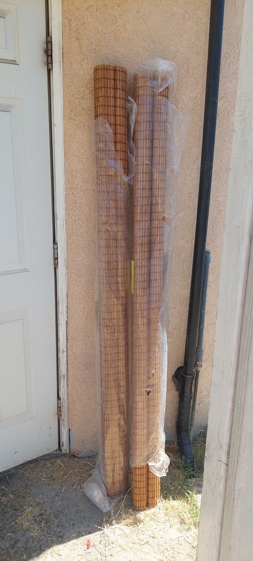 Bamboo Matchstick Roll Up Shades