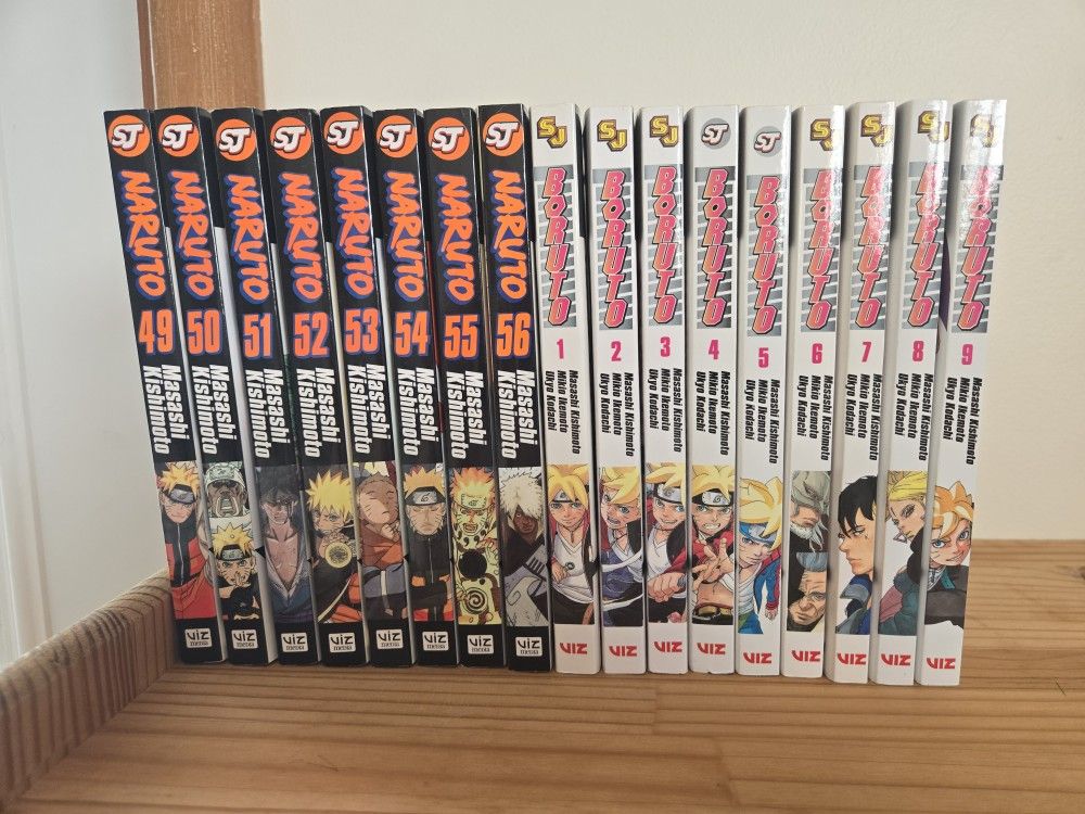 Naruto Boruto Manga Lot