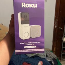 Roku Wire Free Video Doorbell &chime SE