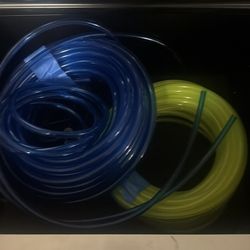 Fuel line by the foot. 1/4 and 3/8