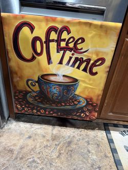 Dishwasher/refrigerator coffee time magnet for kitchen (Ann & Jones)