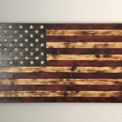 Flag - Wood Handmade 