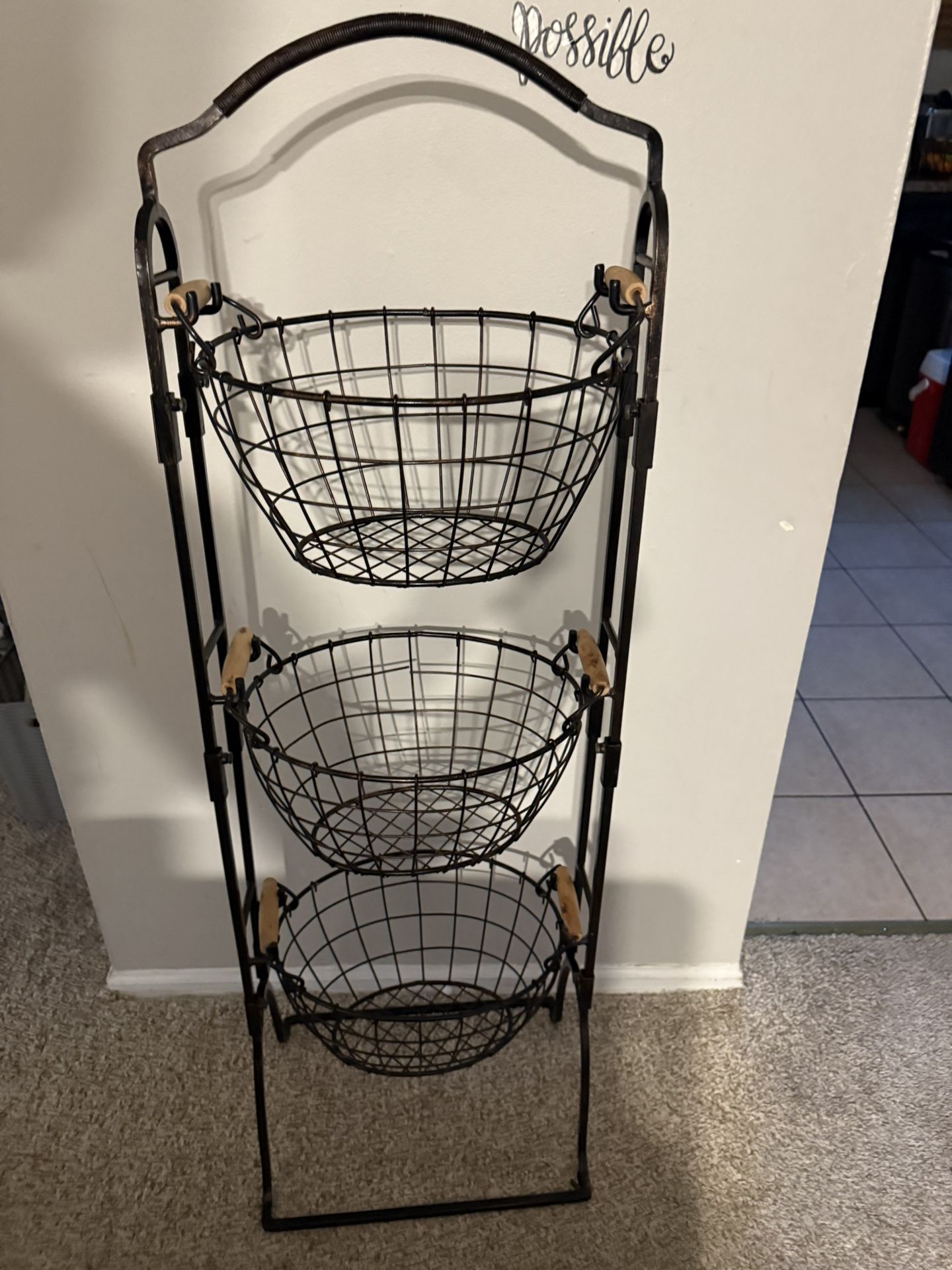 Fruit And Vegetables Baskets Stand