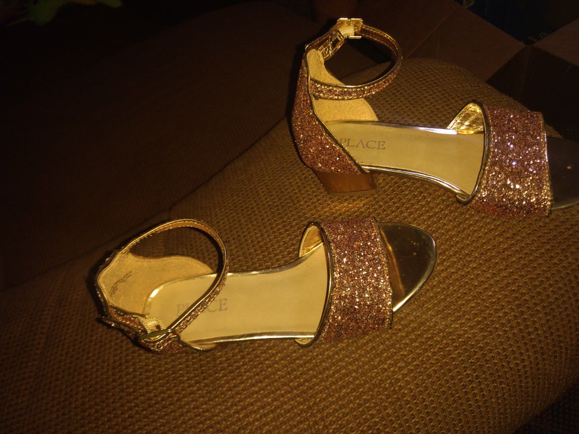 Rose gold dress shoes