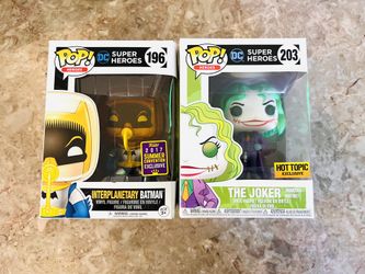 Funko Pop Super Heroes 196 & 203