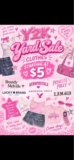 9/12 Y2K yard sale
