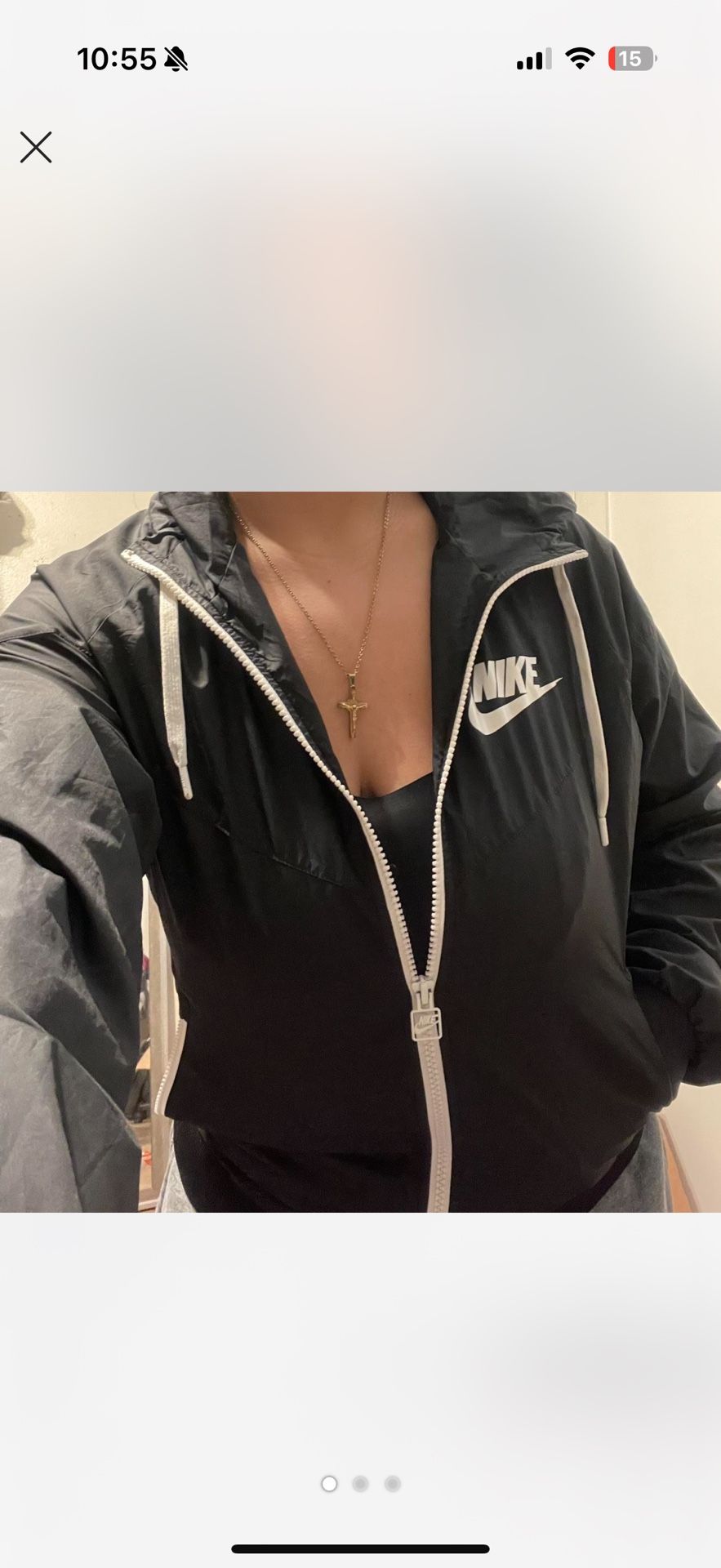 Nike Black Windbreaker