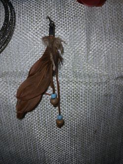 Feather earring