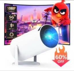 Smart projector with screen included