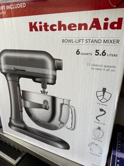 KitchenAid 6qt Bowl-Lift Stand 11 Speeds Mixer - Silver