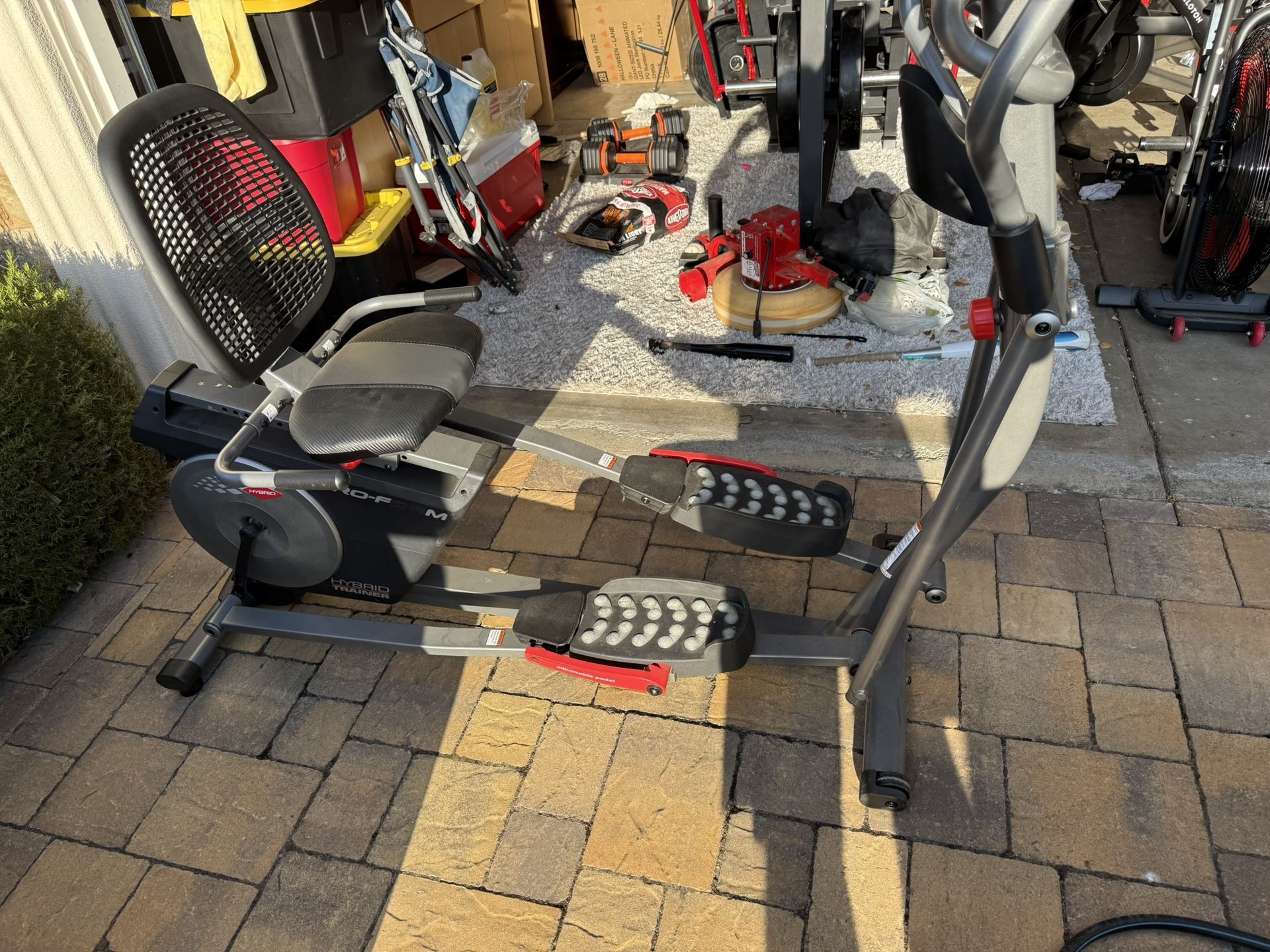 Elliptical/ Seated Bike Combo
