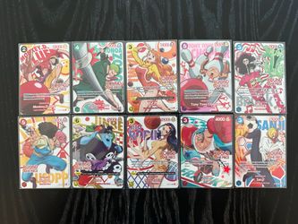 Round 1 x One Piece Trading Card Game Full Crew Set