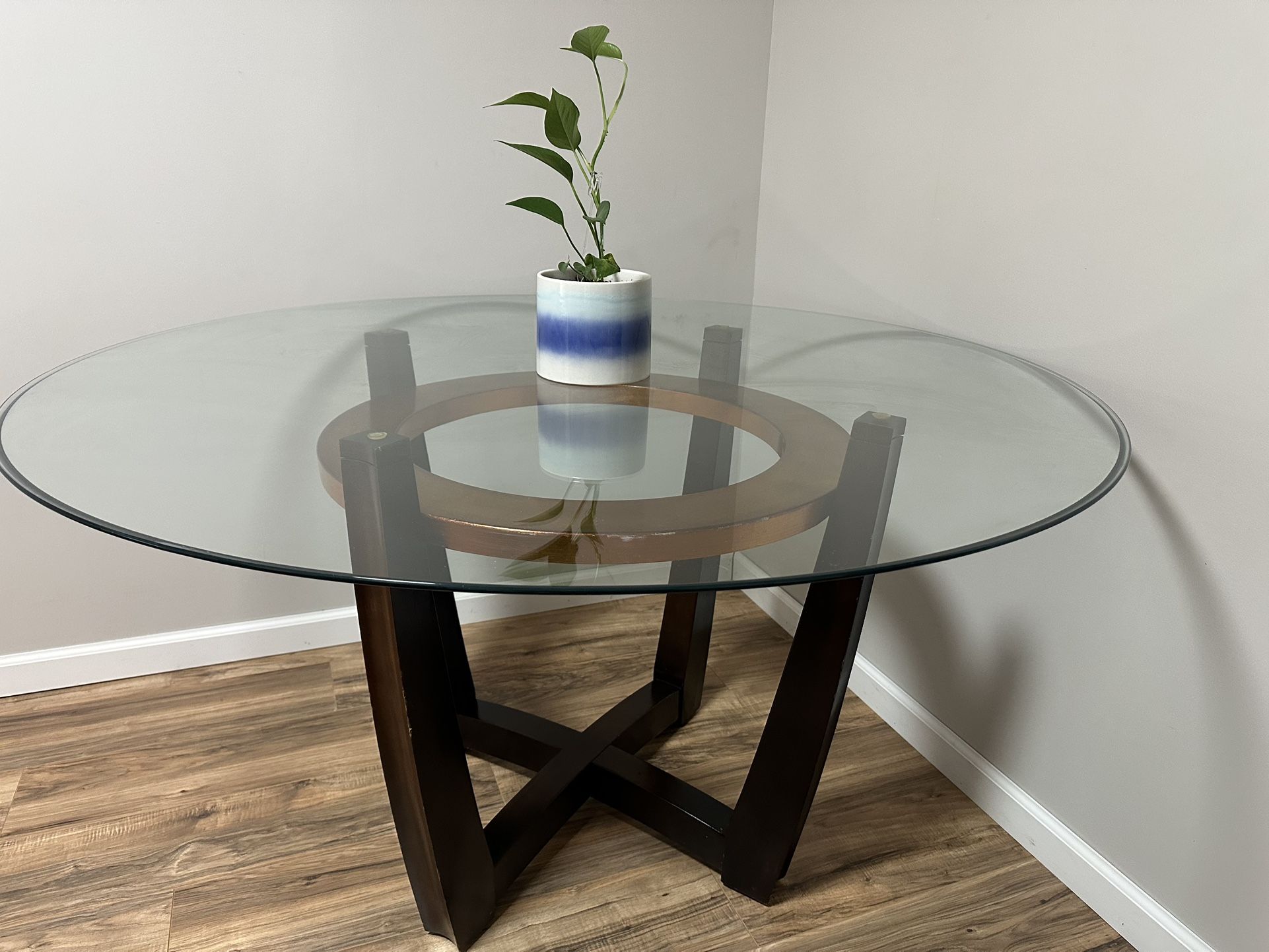 Continental Glass Table