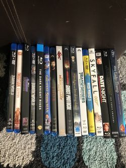 Blu-Ray + DVD movies! All brand new, open box, never used! $10/each