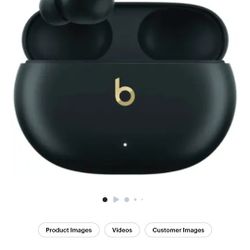 Beats - Studio Buds + True Wireless Noise Cancelling Earbuds - Black/Gold
