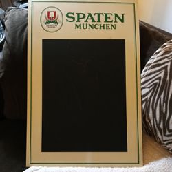 Vintage Spaten München Magnetic Chalkboard Sign