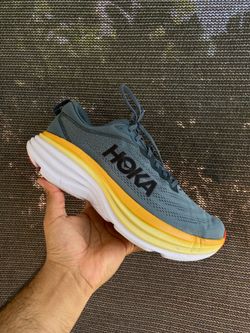 Hoka Bondi 8 Men's in Goblin Blue / Mountain Spring