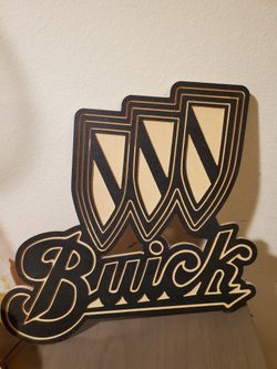 Buick Sign, Buick, Gbody, Lowrider, Grandnational, Wall Decor, Garage Sign, Man Cave, Decorations, Lowrider Parts
