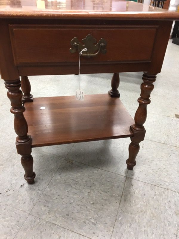 Small table with drawer by Ethan Allen