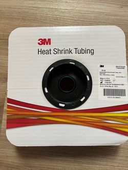 3M 3/8” heat shrink tubing clear FP-301-3/8-clear-100’