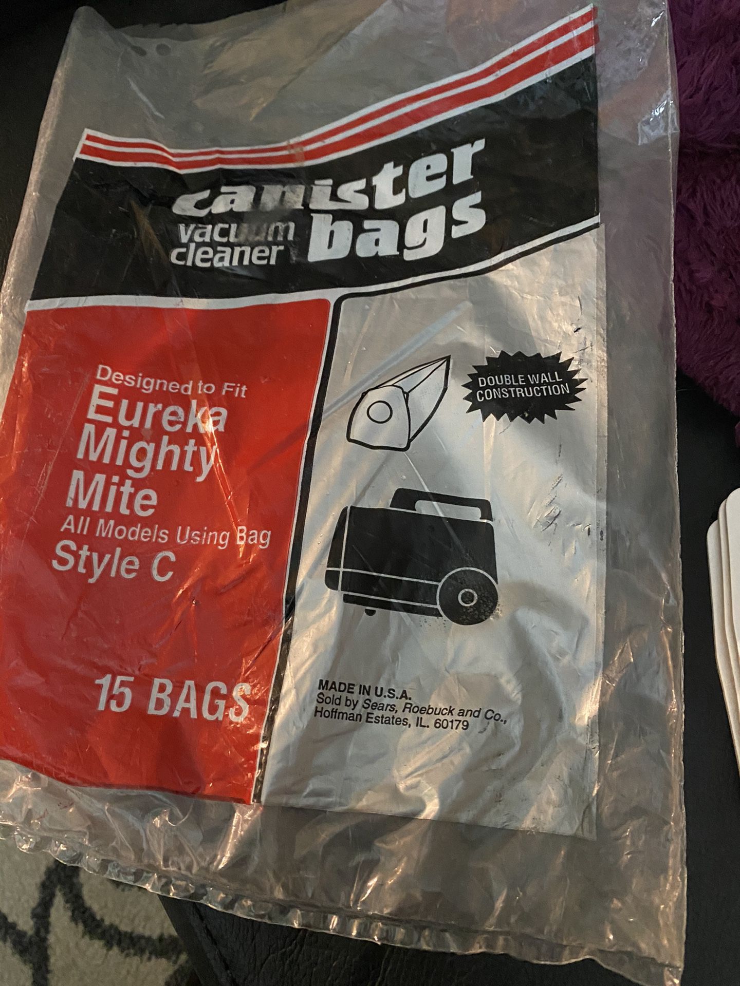 12 Vacuum Bags For Eureka mighty Mite