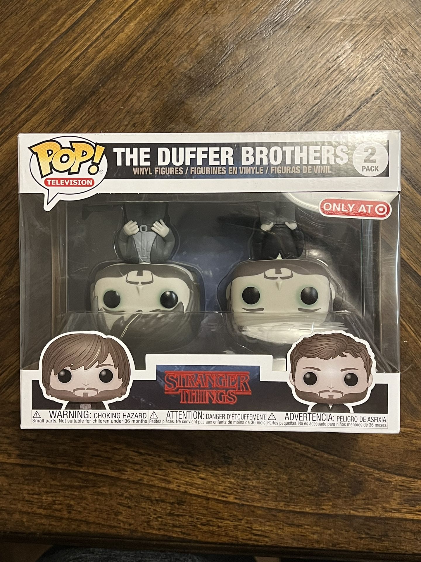 Funko Pop Upside Down Duffer Brothers 2 Pack Stranger Things Target Exclusive