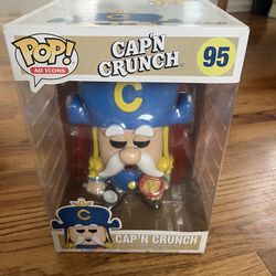 Funko POP! Shop Exclusive 10" Captain CAP'N CRUNCH Ad Icons #95 Cereal