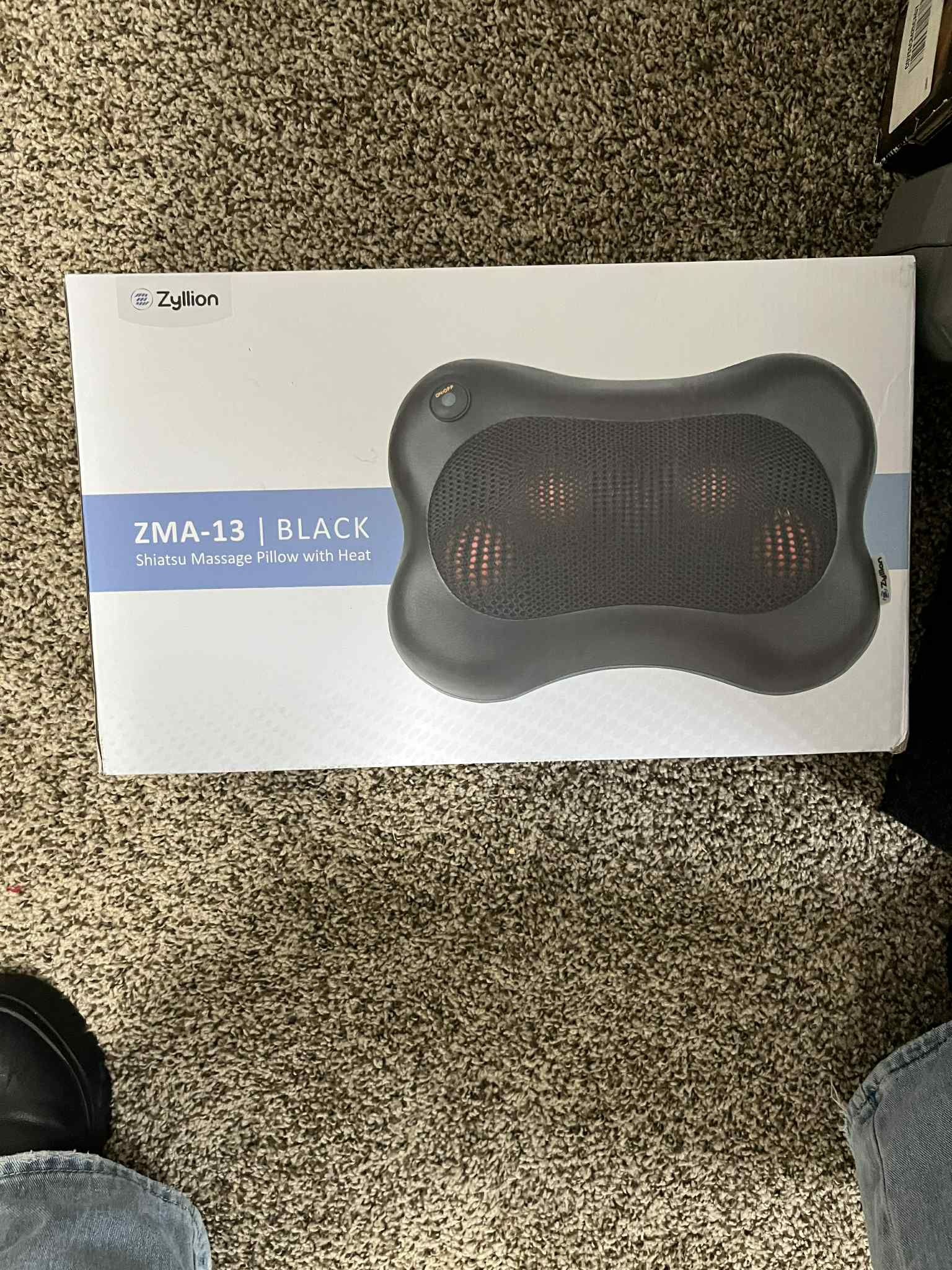 Zyllion Shiatsu Massage Pillow W Heat