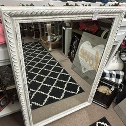 Large Vintage Heavy Mirror