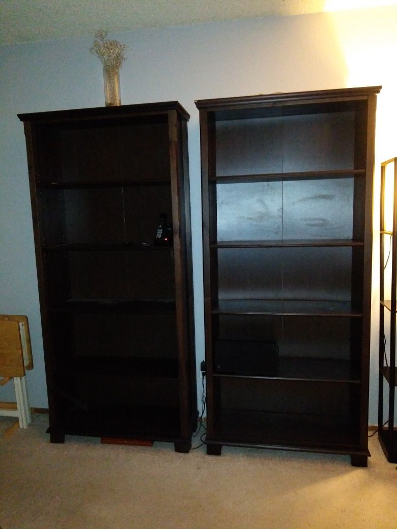 2 Brown Bookshelves from IKEA