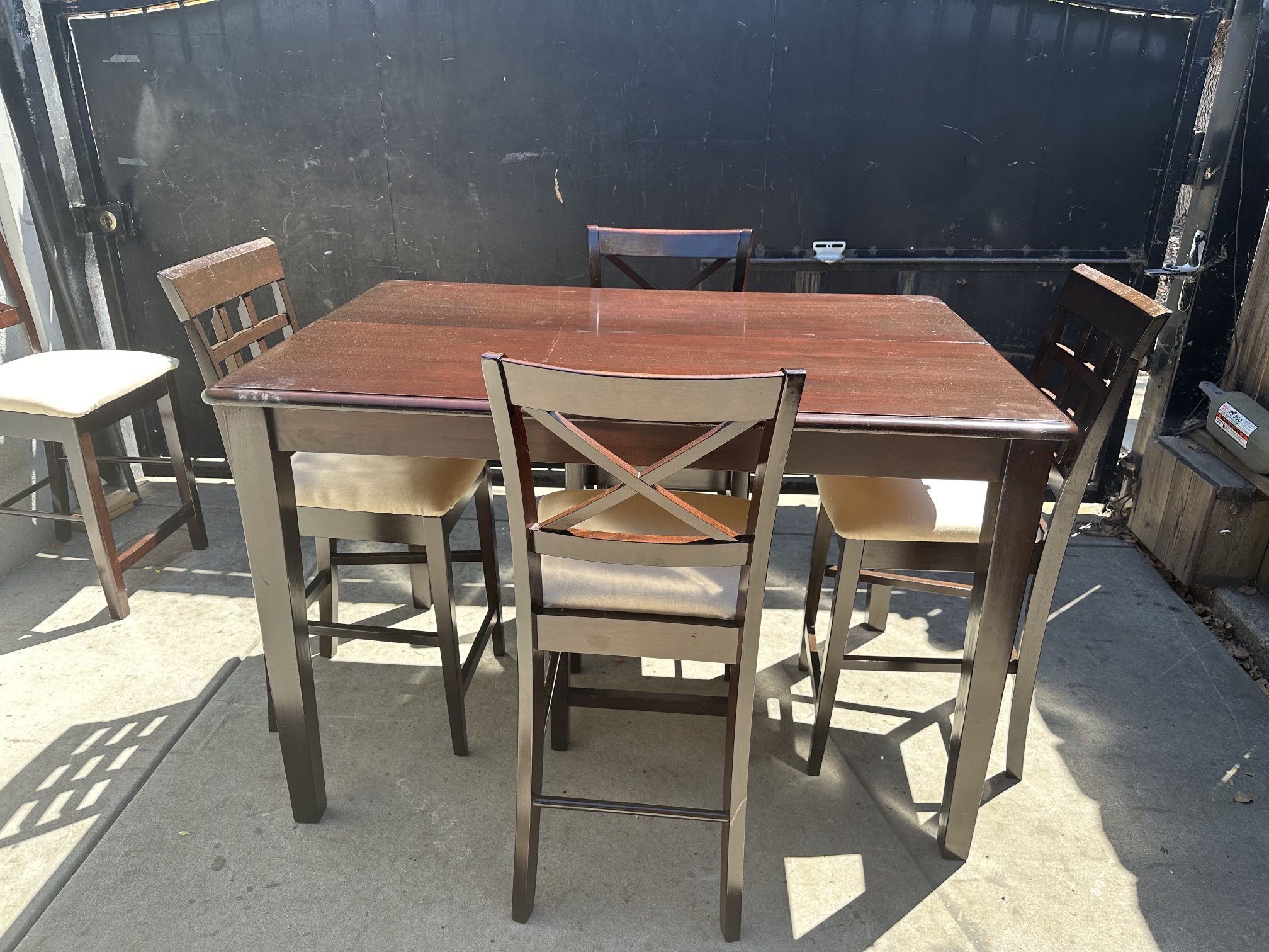 Beautiful Pub Style Dining Room Table Set