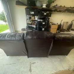 Premium Leather Couch 