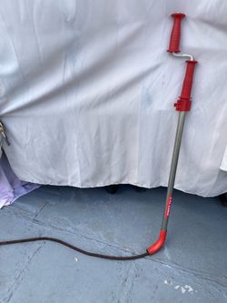 6P Hybrid Toilet Snake Auger, Cable Extends to 6 ft.  Used Condition $50 Firm on Price